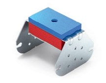 TAMADEX Křížová spojka PC 60/27 - ohnutá (akustický sylomer) SDK tl. 1,0mm